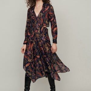 Maje paisley print dress